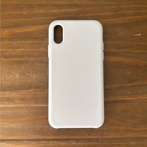 Used iPhone X / 10 light blue Silicone Case – Slim Minimal Protective Cover